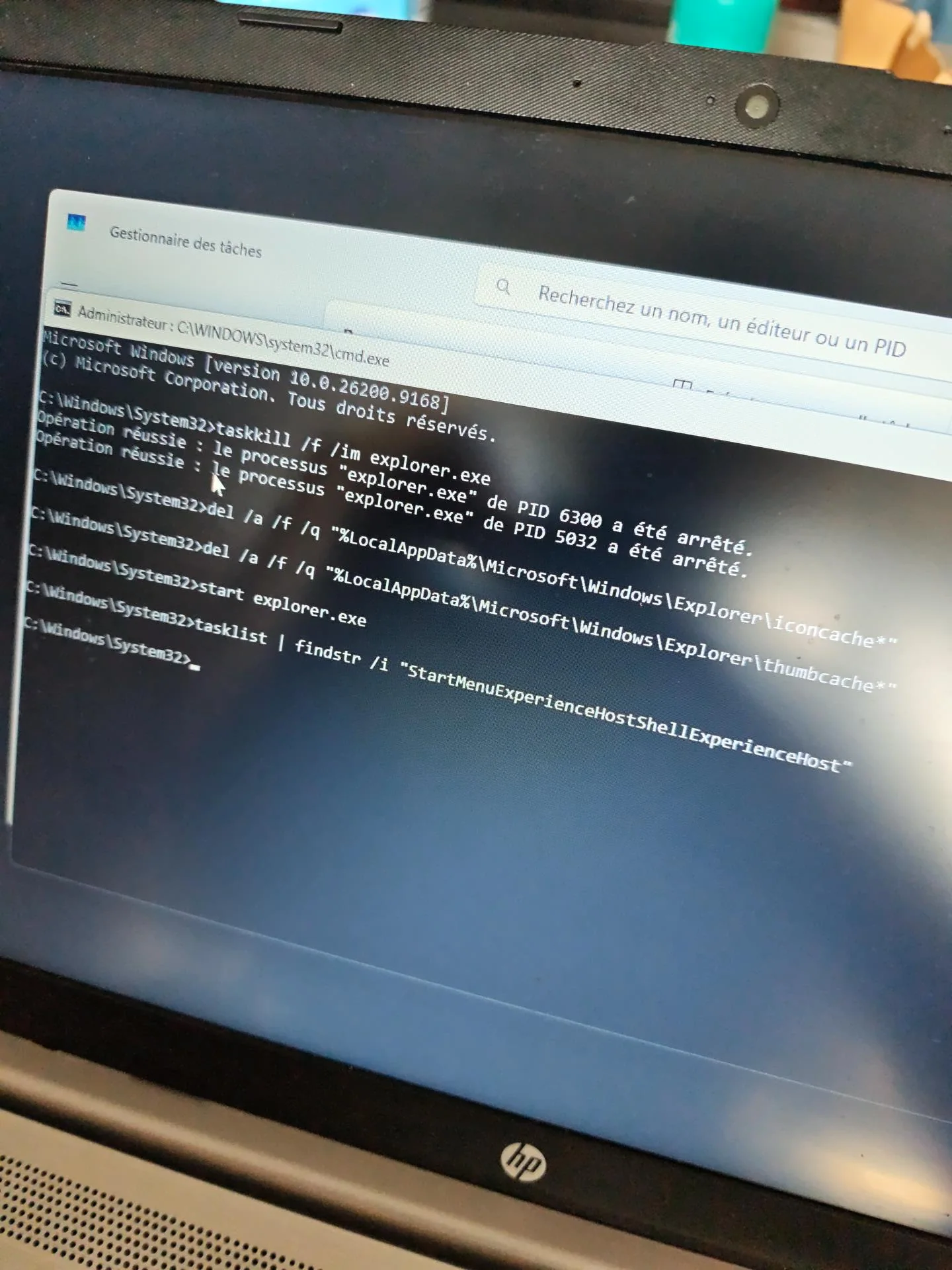 Nouvelle tentative de lancement du bureau Windows