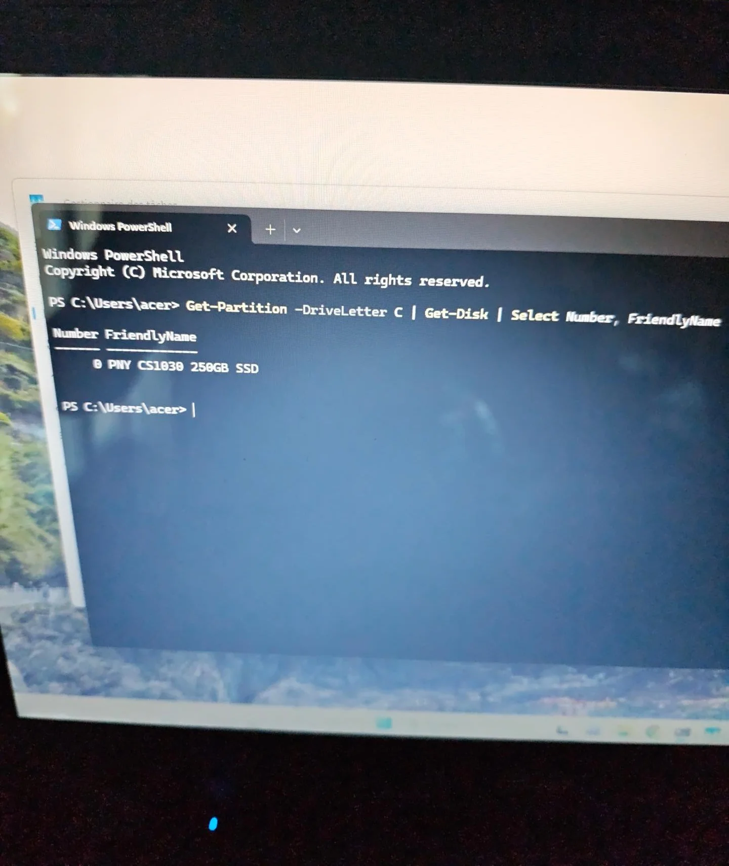 Nouveau SSD reconnu par Windows